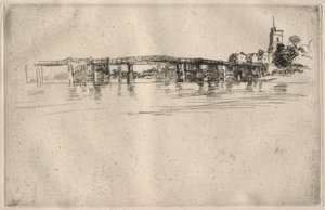 De kleine Putney nr. 1, 1879 door James Abbott McNeill Whistler