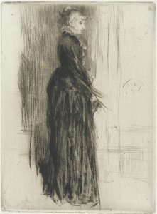 Het kleine fluwelen jurkje door James Abbott McNeill Whistler