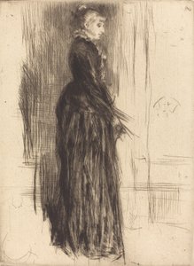De kleine fluwelen jurk door James Abbott McNeill Whistler