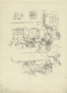 De Markt, Vitré door James Abbott McNeill Whistler