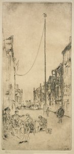 De Mast door James Abbott McNeill Whistler