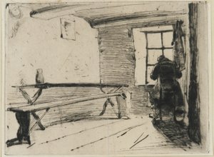 De Vrek, 1858-1859 door James Abbott McNeill Whistler