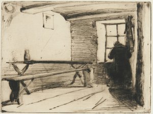 De Vrek, 1858-1859 door James Abbott McNeill Whistler