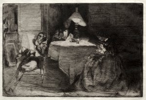 De muziekkamer door James Abbott McNeill Whistler