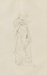 De roman - Girl Reading door James Abbott McNeill Whistler