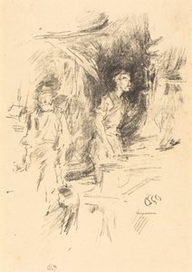Het verhaal van de oude smid, 1895 door James Abbott McNeill Whistler