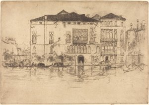 De paleizen, 1880 door James Abbott McNeill Whistler