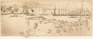 De Penny Boot door James Abbott McNeill Whistler