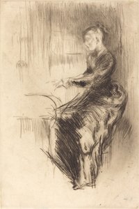 De Piano door James Abbott McNeill Whistler