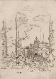 De Piazzetta, 1879-1880 door James Abbott McNeill Whistler