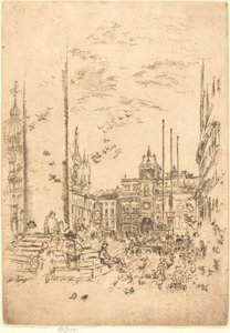 De Piazzetta door James Abbott McNeill Whistler