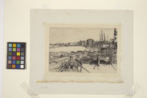 Het zwembad door James Abbott McNeill Whistler