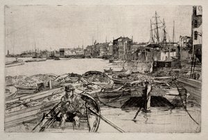 Het zwembad, 1859 door James Abbott McNeill Whistler
