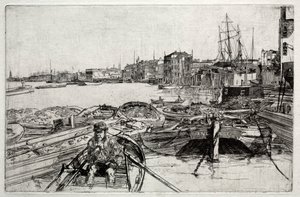 Het zwembad, 1859 door James Abbott McNeill Whistler
