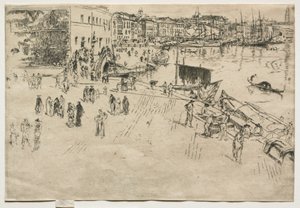 De Riva, nr. 1 door James Abbott McNeill Whistler