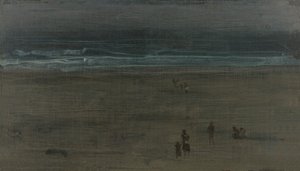 De zee en het zand, 1884 door James Abbott McNeill Whistler