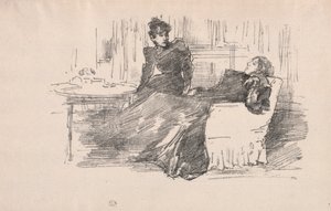 De Zusters, 1894 door James Abbott McNeill Whistler