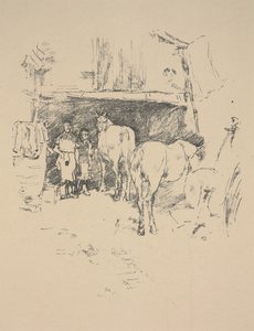 De smidse door James Abbott McNeill Whistler
