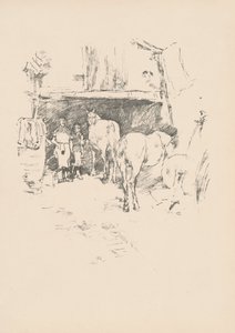 De Smidse, 1895 door James Abbott McNeill Whistler
