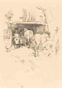 De Smidse, 1895 door James Abbott McNeill Whistler