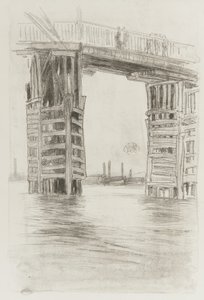De hoge brug, 1878 door James Abbott McNeill Whistler