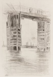 De hoge brug door James Abbott McNeill Whistler