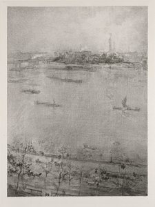 De Theems door James Abbott McNeill Whistler