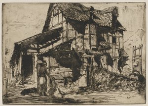 Het Onveilige Huis door James Abbott McNeill Whistler