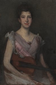 De violist, ca. 1894 door James Abbott McNeill Whistler