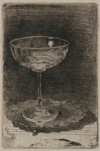 Het Wijnglas, 1858 door James Abbott McNeill Whistler