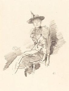 De Gevleugelde Hoed door James Abbott McNeill Whistler