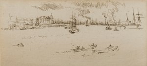 Tilbury door James Abbott McNeill Whistler