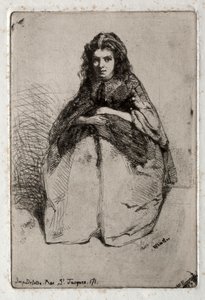 Twaalf etsen uit de natuur: Fumette, 1858 door James Abbott McNeill Whistler