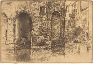 Twee Deuren, 1880 door James Abbott McNeill Whistler
