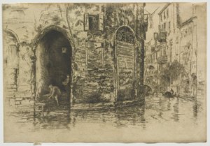Twee Deuren, 1880 door James Abbott McNeill Whistler