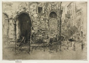 Twee Deuren, 1880 door James Abbott McNeill Whistler