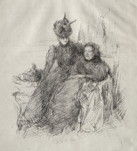 Twee vrouwen door James Abbott McNeill Whistler