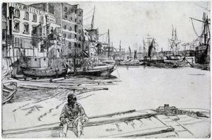 Tyzac Whiteley en Co door James Abbott McNeill Whistler