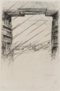 Onder de Oude Battersea Brug, 1879