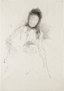 Onafgemaakte schets van Lady Haden, 1895