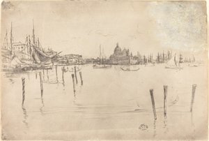 Venetië, 1879-1880 door James Abbott McNeill Whistler