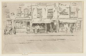 Viswinkel in Chelsea door James Abbott McNeill Whistler