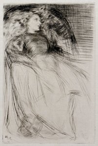 Vermoeid door James Abbott McNeill Whistler