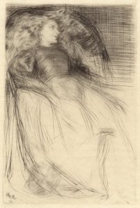 Vermoeid, 1863 door James Abbott McNeill Whistler