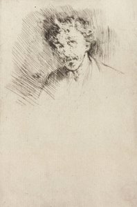 Whistler met de Witte Lok, 1879 door James Abbott McNeill Whistler