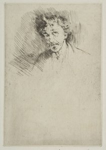 Whistler met de witte lok door James Abbott McNeill Whistler