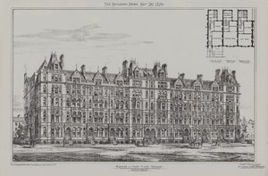 Cadogan Terrace, Cadogan en Hans Place Estate, Chelsea, 1879