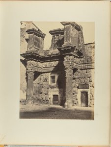 De Tempel van Minerva in het Forum van Nerva door James Anderson