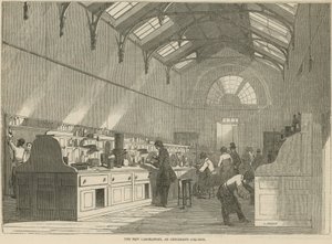 Het nieuwe laboratorium, aan het London College
