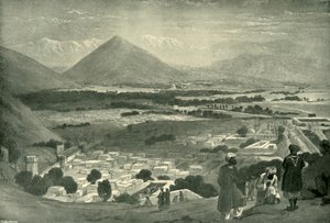 De Bala Hissar en de Stad Kabul vanaf het Bovenste Deel van de Citadel, ca. 1842, 1901